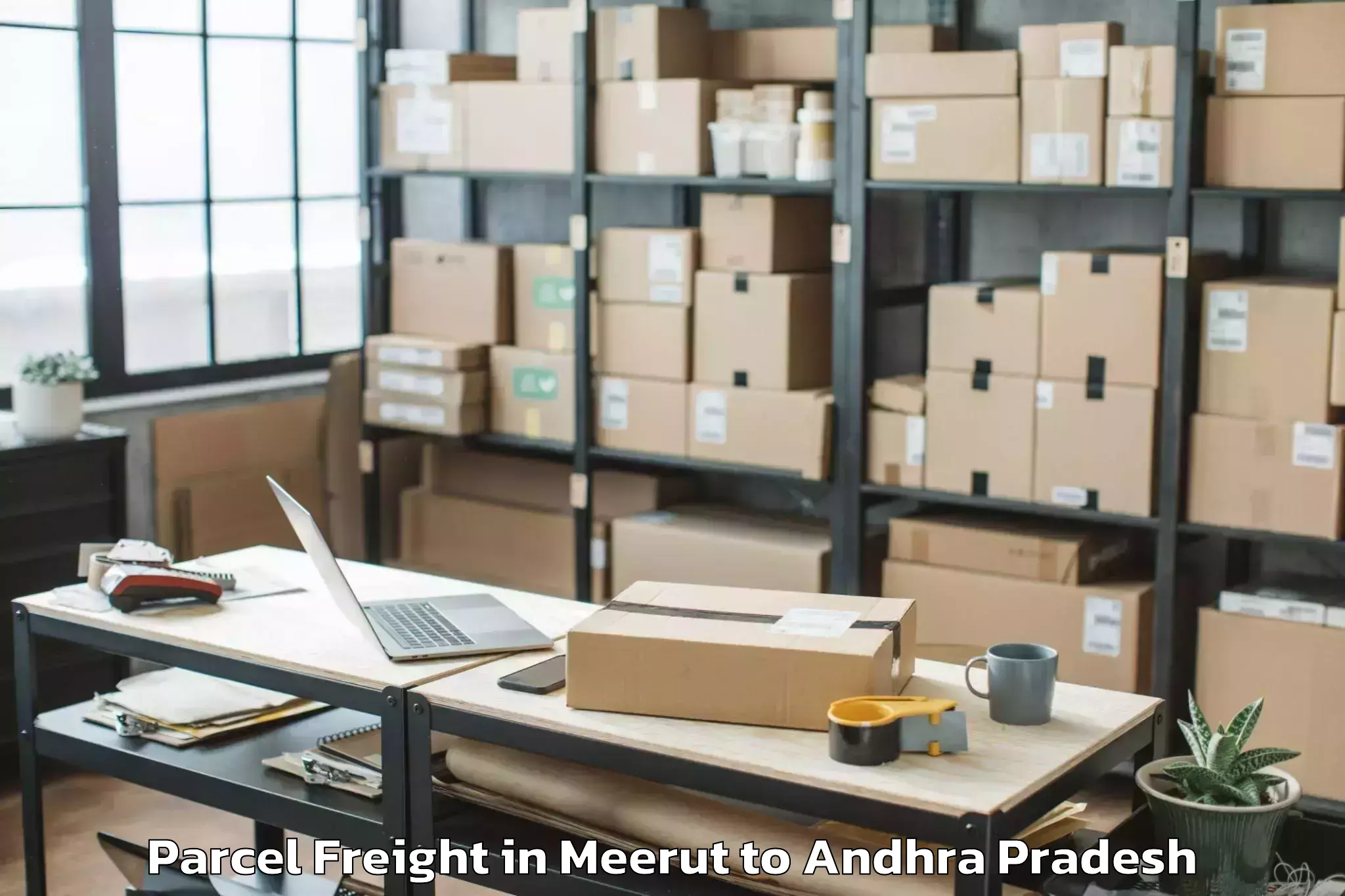 Trusted Meerut to Chintalapudi Parcel Freight